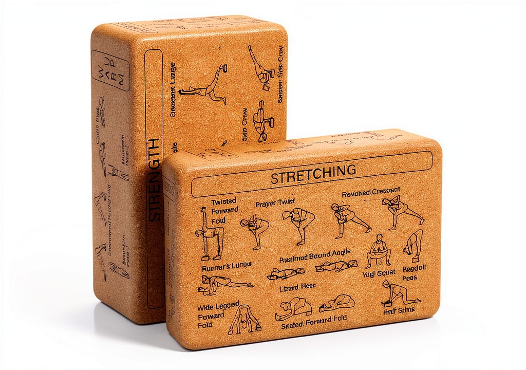 Halloscume Cork Yoga Blocks Set of 2