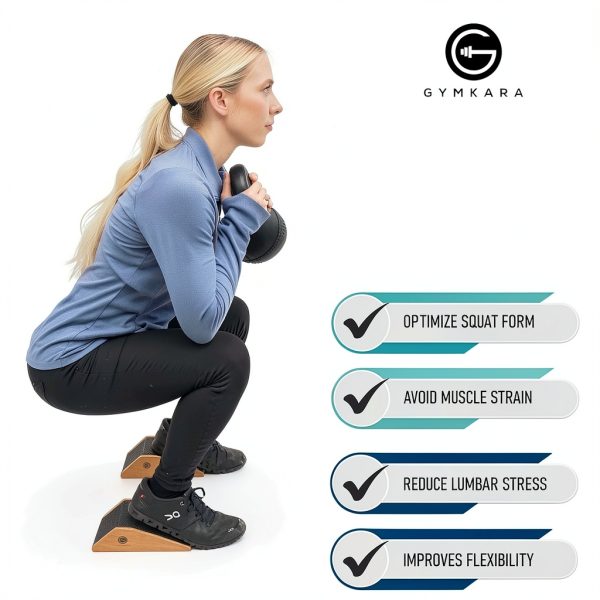 Gymkara Squat Wedge Cork Blocks Elevate Heels-1