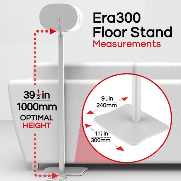 Sonos ERA300 Floor Stand Soundbass Metal Design-8