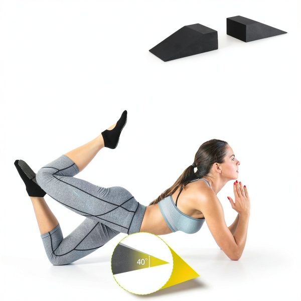 Yoga Stretch Slant Board LTHTRADE EVA Foam Black-1