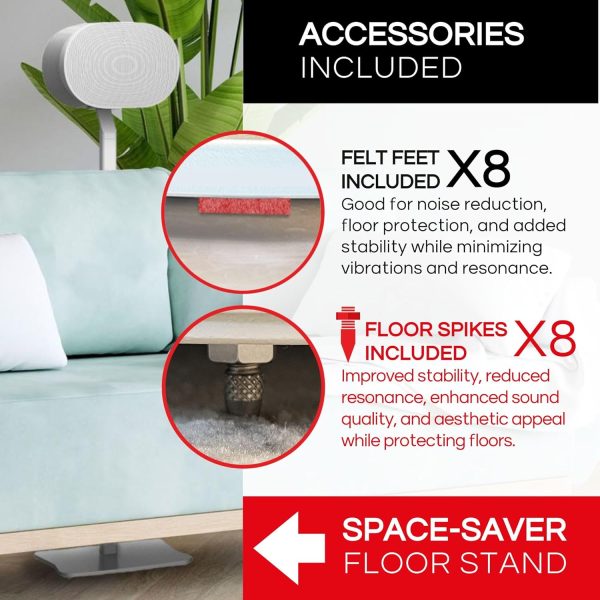 Sonos ERA300 Floor Stand Soundbass Metal Design-3