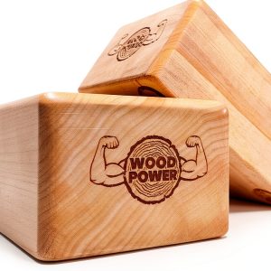 Yoga Balance Block WoodPower Portable Wood-0
