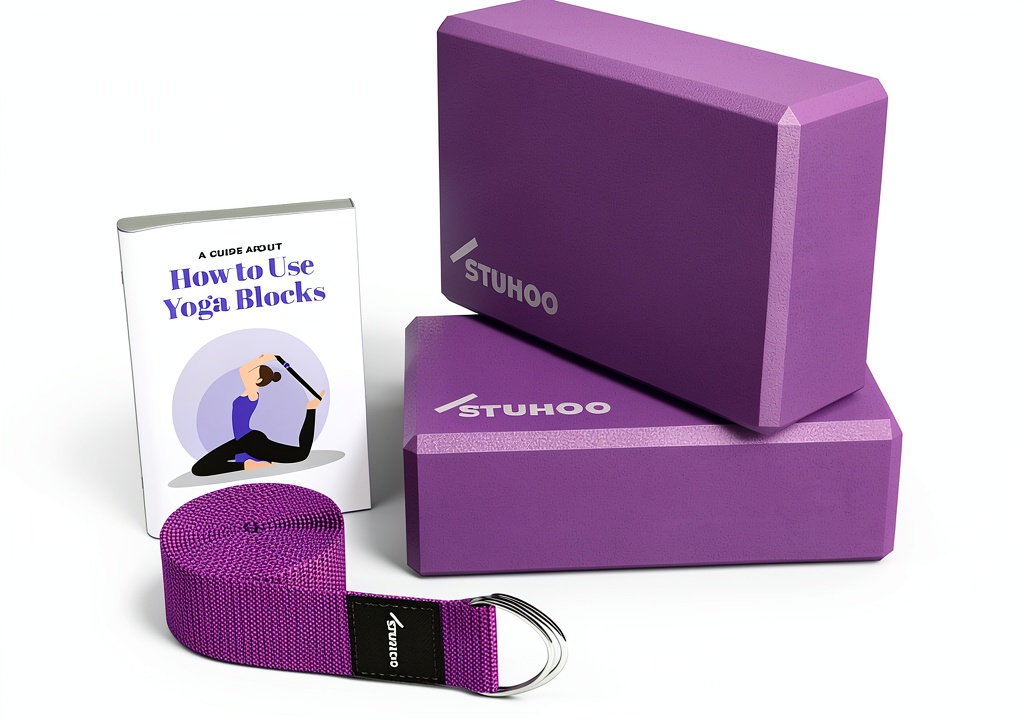 STUHOO yoga blocks in use