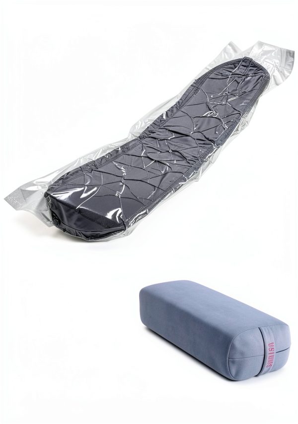 SIMIAN Yoga Bolster Dark Grey Rectangular Foam-1
