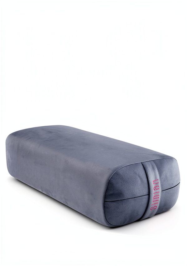 SIMIAN Yoga Bolster Dark Grey Rectangular Foam-2