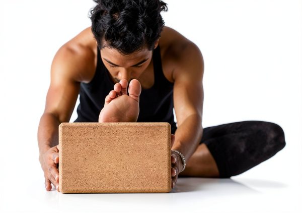 Cork Yoga Brick Gaiam Yoga Block Eco Friendly Grip-1