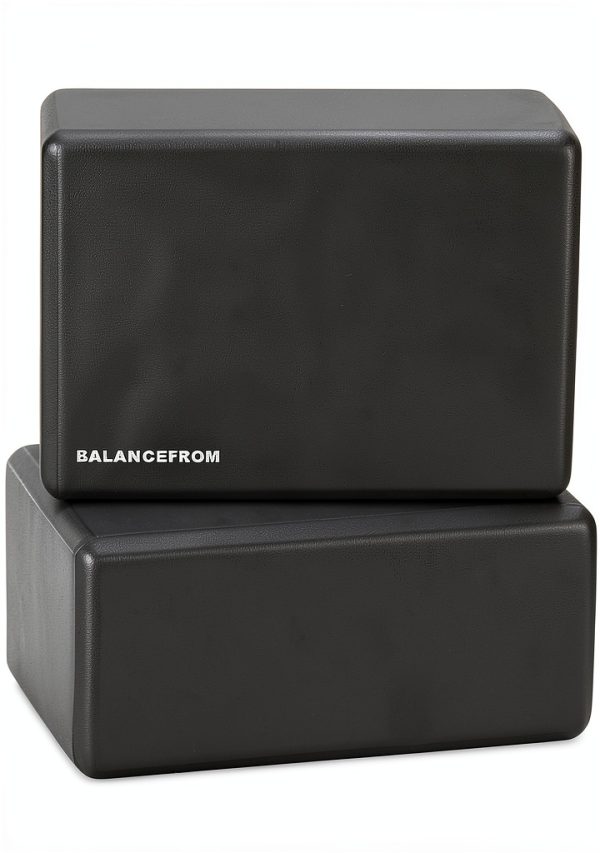 Fitvids Yoga Blocks High Density Foam Black-1