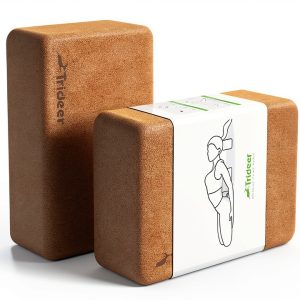Cork Yoga Blocks Trideer Durable Support for Yogis-0