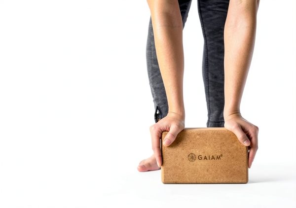 Cork Yoga Brick Gaiam Yoga Block Eco Friendly Grip-2