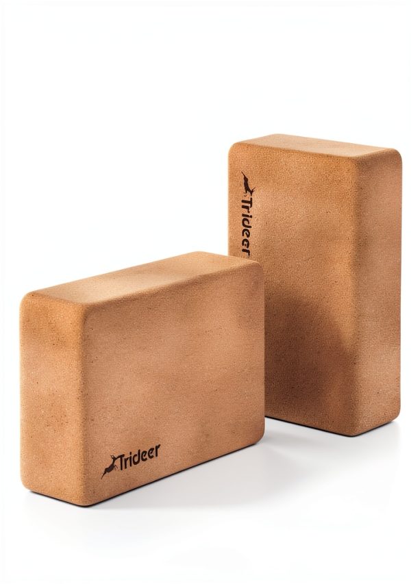 Cork Yoga Blocks Trideer Durable Support for Yogis-6