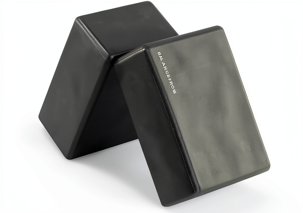 Fitvids yoga blocks being used in a studio setting