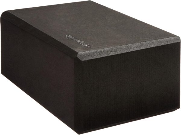 Yoga Blocks Amazon Basics Black High Density Foam-3